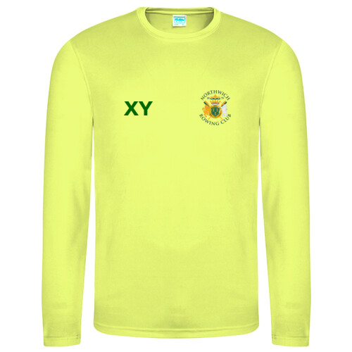 Northwich Rowing Hi-Vis Safety T Shirt Long Sleeve - Adult Thumbnail