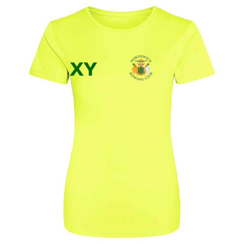 Northwich Rowing Hi-Vis Safety T Shirt - Ladies Thumbnail